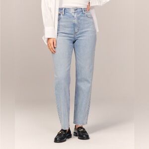 Abercrombie & Fitch Curve Love Jeans Ultra High Rise Ankle Straight Jean sz 6/28